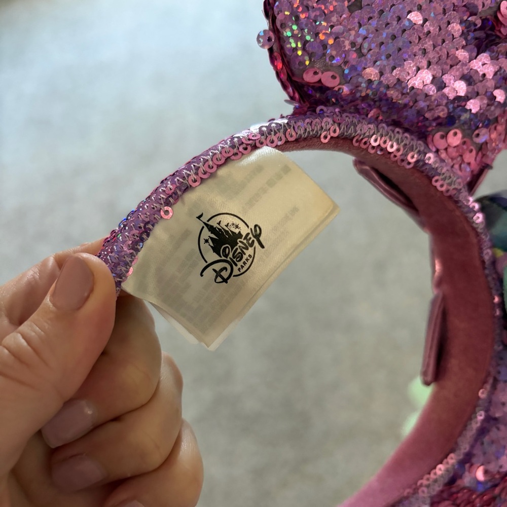 Disney Minnie Ears Unicorn Pastel Sequin Headband - Picture 2 of 5